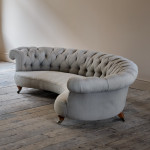 Howard & Sons Crescent Chesterfield Sofa c1850