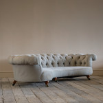 Howard & Sons Crescent Chesterfield Sofa c1850