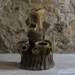 19th Century Faux Bois Strawberry Planter
