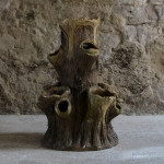 19th Century Faux Bois Strawberry Planter