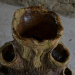 19th Century Faux Bois Strawberry Planter