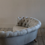 Howard & Sons Crescent Chesterfield Sofa c1850