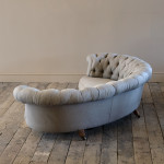 Howard & Sons Crescent Chesterfield Sofa c1850