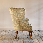 Early 20th century barrel back armchair.