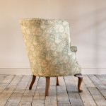 Early 20th century barrel back armchair.