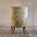 Early 20th century barrel back armchair.
