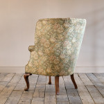 Early 20th century barrel back armchair.