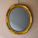 Early 18th Century Gilt Mirror With Original Mercury Plate