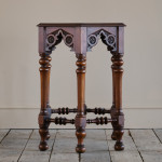 19th Century Gothic Oak Side Table