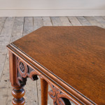 19th Century Gothic Oak Side Table