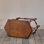 19th Century Gothic Oak Side Table