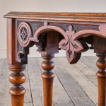 19th Century Gothic Oak Side Table