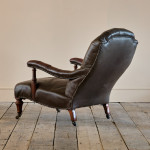 19th Century Howard Style Open Armchair