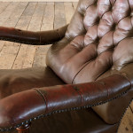19th Century Howard Style Open Armchair