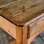 19th Century Pine Dairy Table