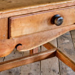 19th Century Pine Dairy Table