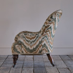 19th Century Iron Back Armchair