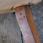 19th Century Iron Back Armchair