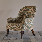 19th Century Iron Back Armchair