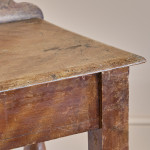 19th Century Pine Console Table in Original Paint.
