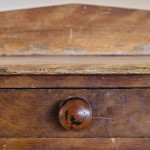 19th Century Pine Console Table in Original Paint.