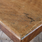 19th Century Pine Console Table in Original Paint.