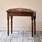 19th Century Pine Console Table in Original Paint.