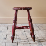 19th Century Painted Dairy Stool