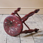 19th Century Painted Dairy Stool