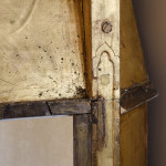 Large 19th Century Gothic Gilt Pine cupboard