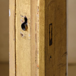 Large 19th Century Gothic Gilt Pine cupboard