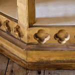 Large 19th Century Gothic Gilt Pine cupboard