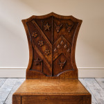 Pair of 19th century Armorial Hall Chairs