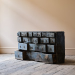 19th Century Bank of Apothecary Drawers