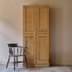 19th Century Pine Chapel Cupboard in Paint