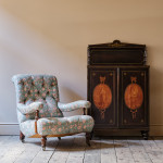 Regency Pine Chiffonier in Simulated Rosewood Paint