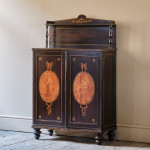 Regency Pine Chiffonier in Simulated Rosewood Paint