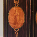 Regency Pine Chiffonier in Simulated Rosewood Paint