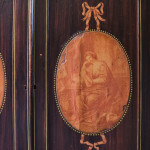 Regency Pine Chiffonier in Simulated Rosewood Paint