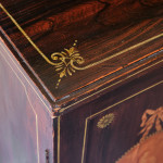 Regency Pine Chiffonier in Simulated Rosewood Paint