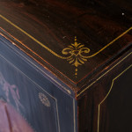 Regency Pine Chiffonier in Simulated Rosewood Paint