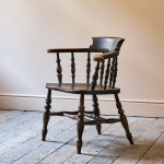 19th Century Elm Smokers Bow Windsor Chair