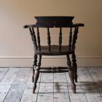 19th Century Elm Smokers Bow Windsor Chair