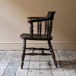 19th Century Elm Smokers Bow Windsor Chair