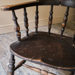 19th Century Elm Smokers Bow Windsor Chair