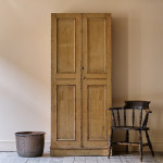 19th Century Pine Chapel Cupboard in Paint
