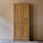 19th Century Pine Chapel Cupboard in Paint