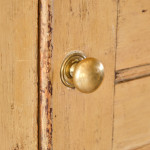 19th Century Pine Chapel Cupboard in Paint