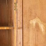 19th Century Pine Chapel Cupboard in Paint