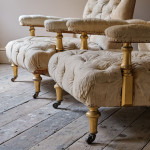 Pair of 19th Century Howard Style Open Armchairs